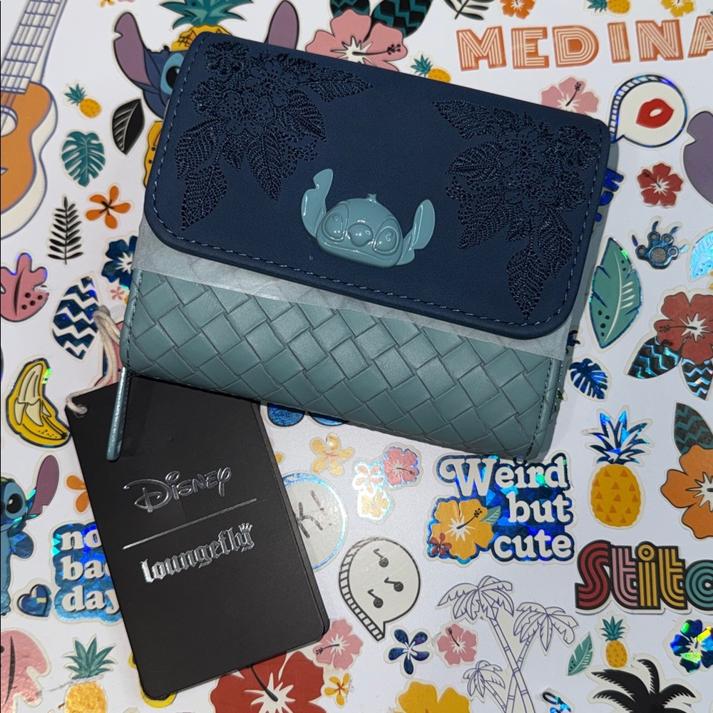 Loungefly Blue Stitch Wallet